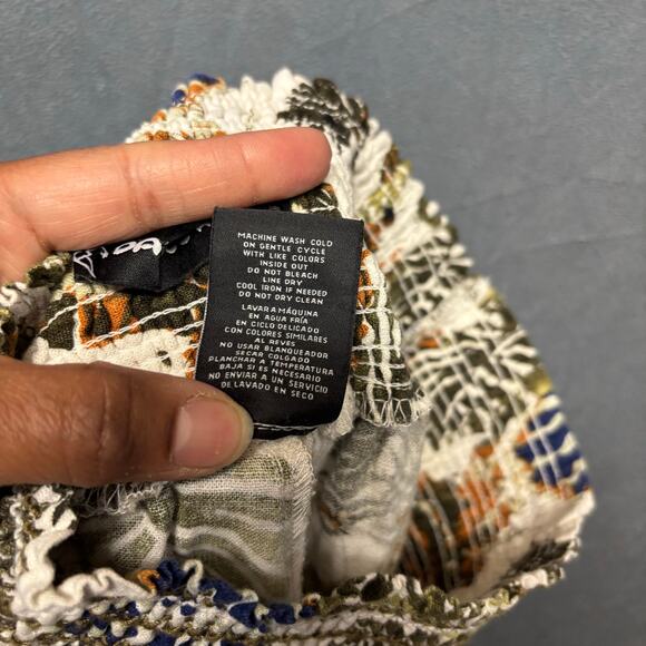 Dahui Hawaii Women's Linen Pants Yoga Wide Leg Smock Waist Comfy Beachy Damask - Picture 15 of 15